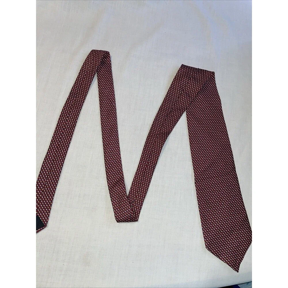 Brooks Brothers Makers Men’s Dress Tie Size 57” Red Striped Silk Business Formal